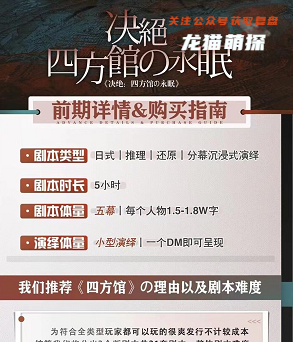 四方馆的永眠剧本杀复盘