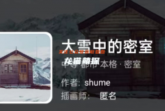 我是谜《大雪中的密室》