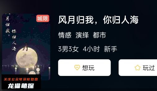 风月归我,你归人海剧本杀复盘答案