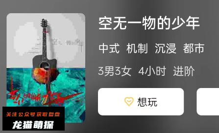 空无一物的少年剧本杀