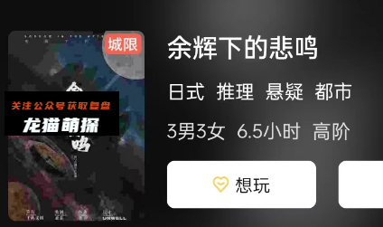 余辉下的悲鸣剧本杀