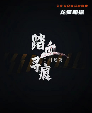 踏血寻痕白荆迷雾剧本杀