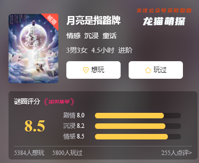 月亮是指路牌剧本杀角色
