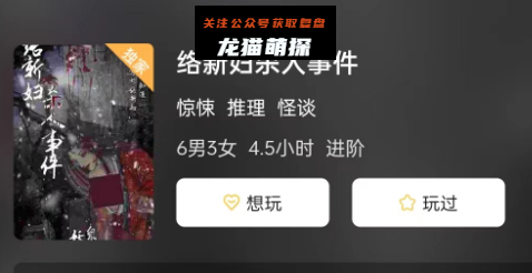 络新妇杀人事件剧本杀复盘答案