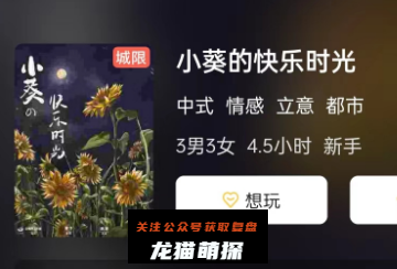 小葵的快乐时光剧本杀复盘答案