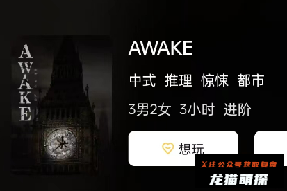 AWAKE剧本杀