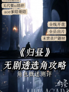 <b>《归昼》剧本杀复盘教程：线索流程+机制规则+真相结局揭秘</b>